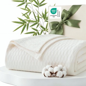 image:imageBedsure Cooling Blanket of Rayon Derived from Bamboo  Lightweight Breathable Cotton Summer Blankets Queen Size for Hot Sleepers Luxury Throws for Bed Couch and Sofa White 90x90 InchesWhite