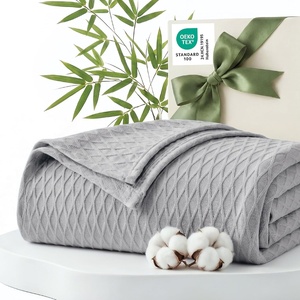 image:imageBedsure Cooling Blanket of Rayon Derived from Bamboo  Lightweight Breathable Cotton Summer Blankets Queen Size for Hot Sleepers Luxury Throws for Bed Couch and Sofa White 90x90 InchesGrey