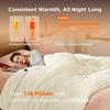 image:imageBedsure Heated Blanket Full Size Soft Electric Blanket with Preheat Grey  6 Heat6 Timer Settings 8H Auto ShutOff ETLFCC Flannel Sherpa Machine Washable Gifts for Grandma Grandpa 72x84in20  Cream