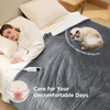 image:imageBedsure Heated Blanket Full Size Soft Electric Blanket with Preheat Grey  6 Heat6 Timer Settings 8H Auto ShutOff ETLFCC Flannel Sherpa Machine Washable Gifts for Grandma Grandpa 72x84in01  Grey