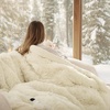image:imageBedsure Heated Blanket Full Size Soft Electric Blanket with Preheat Grey  6 Heat6 Timer Settings 8H Auto ShutOff ETLFCC Flannel Sherpa Machine Washable Gifts for Grandma Grandpa 72x84in20  Cream