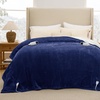 image:imageBedsure Heated Blanket Full Size Soft Electric Blanket with Preheat Grey  6 Heat6 Timer Settings 8H Auto ShutOff ETLFCC Flannel Sherpa Machine Washable Gifts for Grandma Grandpa 72x84in05  Pageant Blue