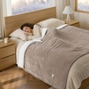 image:imageBedsure Heated Blanket Full Size Soft Electric Blanket with Preheat Grey  6 Heat6 Timer Settings 8H Auto ShutOff ETLFCC Flannel Sherpa Machine Washable Gifts for Grandma Grandpa 72x84in07  Taupe