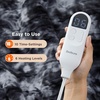 image:imageBedsure Heated Blanket Full Size Soft Electric Blanket with Preheat Grey  6 Heat6 Timer Settings 8H Auto ShutOff ETLFCC Flannel Sherpa Machine Washable Gifts for Grandma Grandpa 72x84in18  Black