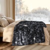 image:imageBedsure Heated Blanket Full Size Soft Electric Blanket with Preheat Grey  6 Heat6 Timer Settings 8H Auto ShutOff ETLFCC Flannel Sherpa Machine Washable Gifts for Grandma Grandpa 72x84in18  Black