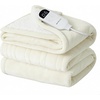 image:imageBedsure Heated Blanket Full Size Soft Electric Blanket with Preheat Grey  6 Heat6 Timer Settings 8H Auto ShutOff ETLFCC Flannel Sherpa Machine Washable Gifts for Grandma Grandpa 72x84in10  Ivory