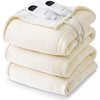 image:imageBedsure Heated Blanket Full Size Soft Electric Blanket with Preheat Grey  6 Heat6 Timer Settings 8H Auto ShutOff ETLFCC Flannel Sherpa Machine Washable Gifts for Grandma Grandpa 72x84in10  Ivory