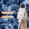 image:imageBedsure Heated Blanket Full Size Soft Electric Blanket with Preheat Grey  6 Heat6 Timer Settings 8H Auto ShutOff ETLFCC Flannel Sherpa Machine Washable Gifts for Grandma Grandpa 72x84in17  Denim Blue