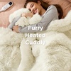 image:imageBedsure Heated Blanket Full Size Soft Electric Blanket with Preheat Grey  6 Heat6 Timer Settings 8H Auto ShutOff ETLFCC Flannel Sherpa Machine Washable Gifts for Grandma Grandpa 72x84in20  Cream