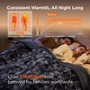 image:imageBedsure Heated Blanket Full Size Soft Electric Blanket with Preheat Grey  6 Heat6 Timer Settings 8H Auto ShutOff ETLFCC Flannel Sherpa Machine Washable Gifts for Grandma Grandpa 72x84in24  Grey