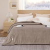 image:imageBedsure Heated Blanket Full Size Soft Electric Blanket with Preheat Grey  6 Heat6 Timer Settings 8H Auto ShutOff ETLFCC Flannel Sherpa Machine Washable Gifts for Grandma Grandpa 72x84in07  Taupe
