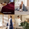 image:imageBedsure Heated Blanket Full Size Soft Electric Blanket with Preheat Grey  6 Heat6 Timer Settings 8H Auto ShutOff ETLFCC Flannel Sherpa Machine Washable Gifts for Grandma Grandpa 72x84in09  Pink