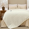 image:imageBedsure Heated Blanket Full Size Soft Electric Blanket with Preheat Grey  6 Heat6 Timer Settings 8H Auto ShutOff ETLFCC Flannel Sherpa Machine Washable Gifts for Grandma Grandpa 72x84in10  Ivory