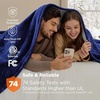 image:imageBedsure Heated Blanket Full Size Soft Electric Blanket with Preheat Grey  6 Heat6 Timer Settings 8H Auto ShutOff ETLFCC Flannel Sherpa Machine Washable Gifts for Grandma Grandpa 72x84in05  Pageant Blue