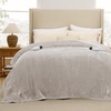 image:imageBedsure Heated Blanket Full Size Soft Electric Blanket with Preheat Grey  6 Heat6 Timer Settings 8H Auto ShutOff ETLFCC Flannel Sherpa Machine Washable Gifts for Grandma Grandpa 72x84in03  Cream