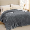 image:imageBedsure Heated Blanket Full Size Soft Electric Blanket with Preheat Grey  6 Heat6 Timer Settings 8H Auto ShutOff ETLFCC Flannel Sherpa Machine Washable Gifts for Grandma Grandpa 72x84in01  Grey