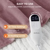 image:imageBedsure Heated Blanket Full Size Soft Electric Blanket with Preheat Grey  6 Heat6 Timer Settings 8H Auto ShutOff ETLFCC Flannel Sherpa Machine Washable Gifts for Grandma Grandpa 72x84in09  Pink