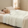 image:imageBedsure Heated Blanket Full Size Soft Electric Blanket with Preheat Grey  6 Heat6 Timer Settings 8H Auto ShutOff ETLFCC Flannel Sherpa Machine Washable Gifts for Grandma Grandpa 72x84in10  Ivory