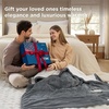 image:imageBedsure Heated Blanket Full Size Soft Electric Blanket with Preheat Grey  6 Heat6 Timer Settings 8H Auto ShutOff ETLFCC Flannel Sherpa Machine Washable Gifts for Grandma Grandpa 72x84in09  Pink