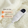 image:imageBedsure Heated Blanket Full Size Soft Electric Blanket with Preheat Grey  6 Heat6 Timer Settings 8H Auto ShutOff ETLFCC Flannel Sherpa Machine Washable Gifts for Grandma Grandpa 72x84in20  Cream