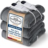 image:imageBedsure Heated Blanket Full Size Soft Electric Blanket with Preheat Grey  6 Heat6 Timer Settings 8H Auto ShutOff ETLFCC Flannel Sherpa Machine Washable Gifts for Grandma Grandpa 72x84in01  Grey