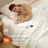 image:imageBedsure Heated Blanket Full Size Soft Electric Blanket with Preheat Grey  6 Heat6 Timer Settings 8H Auto ShutOff ETLFCC Flannel Sherpa Machine Washable Gifts for Grandma Grandpa 72x84in10  Ivory
