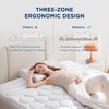 image:imageBedsure Twin Mattress Pad Bundle Deep Pocket Twin Sheets Set