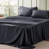 image:imageBedsure White King Size Mattress Pad Bundle King Size Sheets Grey