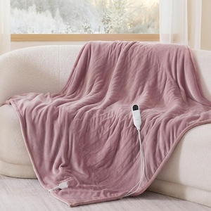 image:imageBedsure Heated Blanket Full Size Soft Electric Blanket with Preheat Grey  6 Heat6 Timer Settings 8H Auto ShutOff ETLFCC Flannel Sherpa Machine Washable Gifts for Grandma Grandpa 72x84in09  Pink