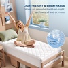 image:imageBedsure Twin XL Mattress Protector Quilted Waterproof Mattress Pad with Deep Pocket up to 22 Inches Soft Breathable Noiseless Mattress Topper Bed Cover for Home Bedroom Hotel  Navy BlueWhite