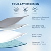 image:imageBedsure Twin XL Mattress Protector Quilted Waterproof Mattress Pad with Deep Pocket up to 22 Inches Soft Breathable Noiseless Mattress Topper Bed Cover for Home Bedroom Hotel  Navy BlueGray