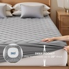 image:imageBedsure Twin XL Mattress Protector Quilted Waterproof Mattress Pad with Deep Pocket up to 22 Inches Soft Breathable Noiseless Mattress Topper Bed Cover for Home Bedroom Hotel  Navy BlueGray