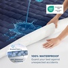 image:imageBedsure Twin XL Mattress Protector Quilted Waterproof Mattress Pad with Deep Pocket up to 22 Inches Soft Breathable Noiseless Mattress Topper Bed Cover for Home Bedroom Hotel  Navy BlueNavy Blue
