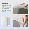 image:imageBedsure Twin XL Mattress Protector Quilted Waterproof Mattress Pad with Deep Pocket up to 22 Inches Soft Breathable Noiseless Mattress Topper Bed Cover for Home Bedroom Hotel  Navy BlueWhite