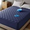image:imageBedsure Twin XL Mattress Protector Quilted Waterproof Mattress Pad with Deep Pocket up to 22 Inches Soft Breathable Noiseless Mattress Topper Bed Cover for Home Bedroom Hotel  Navy BlueNavy Blue