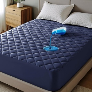 image:imageBedsure Twin XL Mattress Protector Quilted Waterproof Mattress Pad with Deep Pocket up to 22 Inches Soft Breathable Noiseless Mattress Topper Bed Cover for Home Bedroom Hotel  Navy BlueNavy Blue