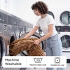 image:imageBedsure Comfyfleece Couch Covers for Dogs NonSlip Sofa Covers for Pets  300gsm Thick Quilted Padding UltraSoft Corduroy Flannel Machine Washable for Small 3Seater  Large Loveseat 70Copper Brown