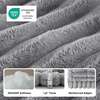 image:imageBedsure Comfyfleece Couch Covers for Dogs NonSlip Sofa Covers for Pets  300gsm Thick Quilted Padding UltraSoft Corduroy Flannel Machine Washable for Small 3Seater  Large Loveseat 70Pastel Grey