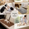 image:imageBedsure Comfyfleece Couch Covers for Dogs NonSlip Sofa Covers for Pets  300gsm Thick Quilted Padding UltraSoft Corduroy Flannel Machine Washable for Small 3Seater  Large Loveseat 70Powder White