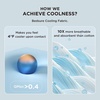 image:imageBedsure 2 Pack White Cooling Blankets Queen amp King Size