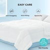 image:imageBedsure 2 Pack White Cooling Blankets Queen amp King Size