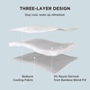 image:imageBedsure 2 Pack White Cooling Blankets Queen amp King Size