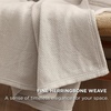 image:imageBedsure Bundle of 1 Cotton Herringbone Weave Blanket King amp 1 Cotton Waffle Blanket King