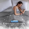image:imageBedsure Bundle of 1 Cotton Waffle Blanket amp 1 Cooling Blanket