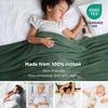 image:imageBedsure Bundle of 1 Muslin Cotton Blanket amp 1 Herringbone Woven Cotton Blanket Throw XL