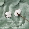 image:imageBedsure Bundle of 1 Muslin Cotton Blanket amp 1 Herringbone Woven Cotton Blanket Throw XL