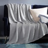 image:imageBedsure Bundle of Cotton Waffle Blanket Dark Grey and Dark Grey Throw XL