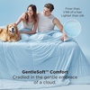 image:imageBedsure Cooling Comforter Bundle Cooling Pillow Cases for Hot Sleepers with DualSided Cool Tech 2 Pack HA amp Ceramides Infused Silky Cooling Pillowcases Soft for Skin amp Hair Blue amp Pink King Size