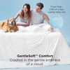 image:imageBedsure Cooling Comforter Bundle Cooling Pillow Cases for Hot Sleepers with DualSided Cool Tech 2 Pack HA amp Ceramides Infused Silky Cooling Pillowcases Soft for Skin amp Hair White Twin amp Standard