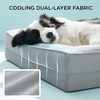 image:imageBedsure Cooling Dog Bed with Waterproof Removable Cover  Lesure Orthopedic Cooling Dog Bed QMax gt 05